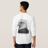 "Majesteit in zwart-wit - Eagle Graphic" Trui (Achterkant volledig)