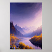 Majesteit Misty Mountains Poster (Voorkant)