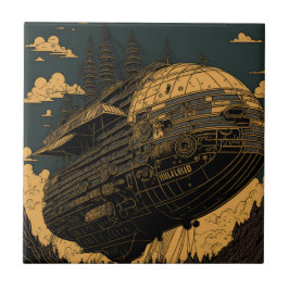 Majesteit - Retro Art Tegeltje