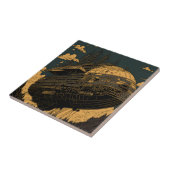 Majesteit - Retro Art Tegeltje (Zijkant)