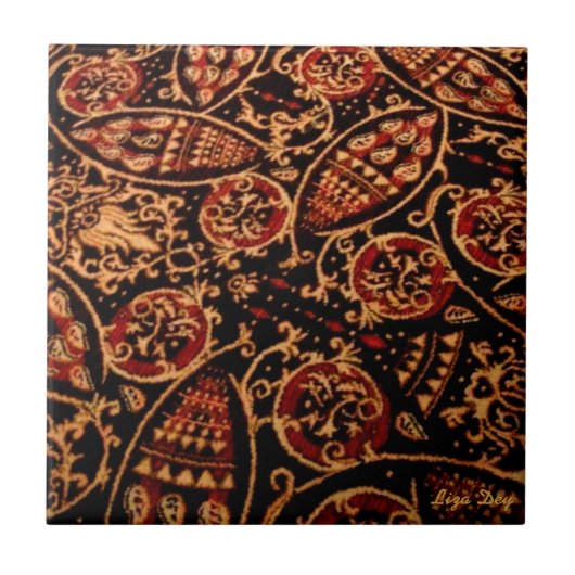 "Majesteit"-Tegel/Trivet Tegeltje (Voorkant)