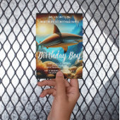 Majesteit van de Deep Birthday-uitnodiging Briefkaart