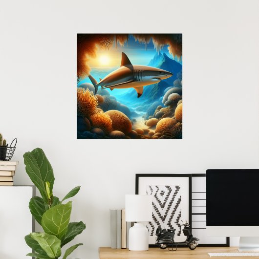 Majesteit van de Diepe Poster (Thuiskantoor)