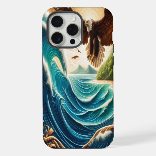 Majesteit van de hemel iPhone hoesje (Achterkant)