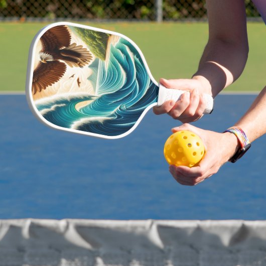 Majesteit van de hemel pickleball paddle (Insitu)