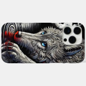 Majesteit van de nacht: witte wolf Case-Mate iPhone case (Achterkant (horizontaal))