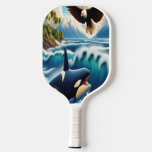 Majesteit van de Oceaan Pickleball Paddle (Achterkant)
