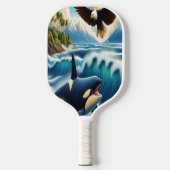 Majesteit van de Oceaan Pickleball Paddle (Voorkant)