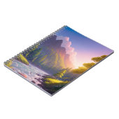 Majesteit van de rivier in de Green Valley Notitieboek (Linkerzijde)