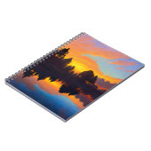 Majesteit van een Oranje zonsondergang Notitieboek (Linkerzijde)