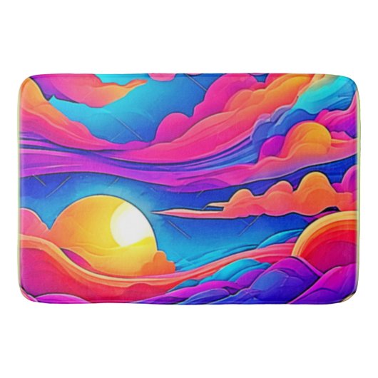 Majesteit van een zonsondergang badmat (Voorkant)