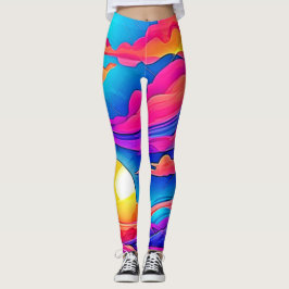 Majesteit van een zonsondergang leggings