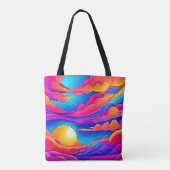 Majesteit van een zonsondergang tote bag (Achterkant)
