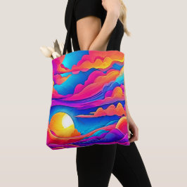 Majesteit van een zonsondergang tote bag