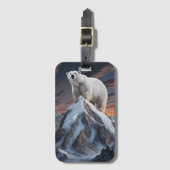 Majesteit van het Noordpoolgebied Bagagelabel (Voorkant (verticaal))