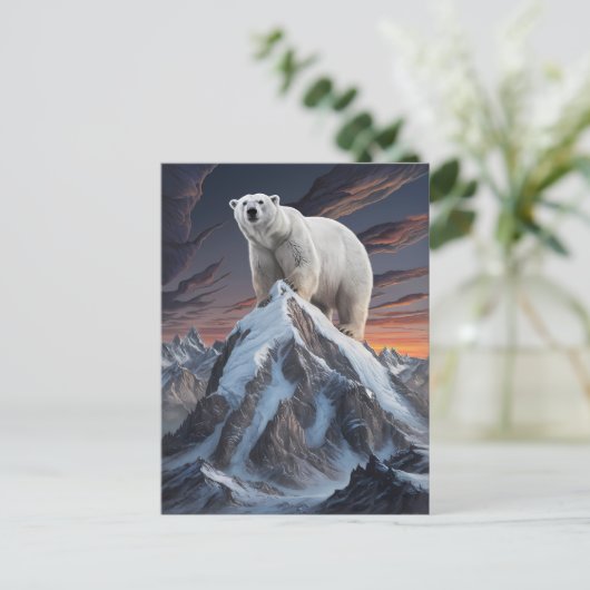 Majesteit van het Noordpoolgebied Briefkaart (Staand voorkant)