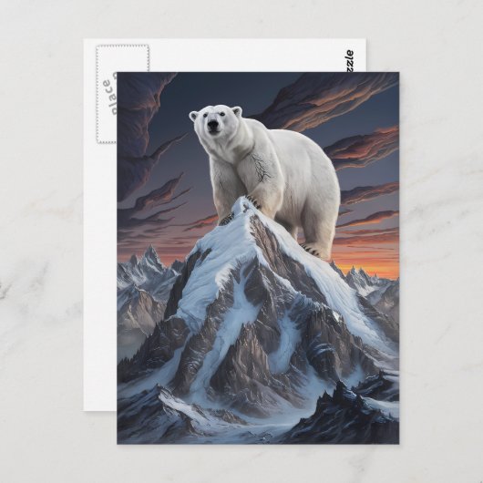 Majesteit van het Noordpoolgebied Briefkaart (Voorkant / Achterkant)