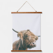 Majesteits hoogland koe hangend wandkleed (Voorkant)