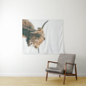 Majesteits hoogland koe wandkleed (In Situ (horizontaal))