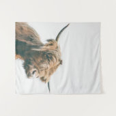 Majesteits hoogland koe wandkleed (Voorkant (horizontaal))