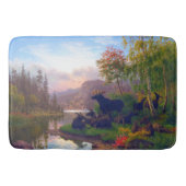 Majesteits in een Zweeds Autumn Landschap Badmat (Voorkant)