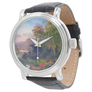 Majesteits in een Zweeds Autumn Landschap Horloge