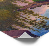 Majesteits in een Zweeds Autumn Landschap Poster (Hoek)