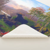 Majesteits in een Zweeds Autumn Landschap Sherpa Deken (3/4)