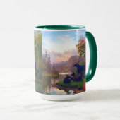 Majesteits in een Zweeds herfstlandschap Mok (Voorkant rechts)