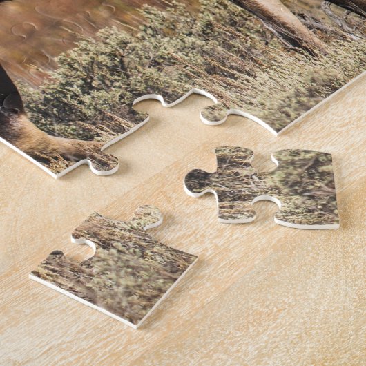 Majesteits ontzettend in de wilde foto legpuzzel (Zijkant)