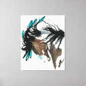 Majesteits Pinto Paint Canvas Afdrukken door Bihrl (Voorkant)