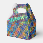 Majesteits sinaasappel aan blauwe slagen rustisch  bedankdoosjes (Achterkant)