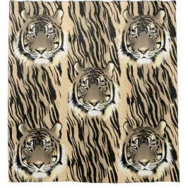 Majestetijger Douchegordijn