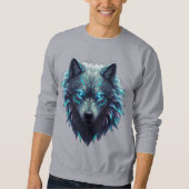Majestic 3D Wolf Graphic T-shirt – Cyberpunk Fores (Voorkant)