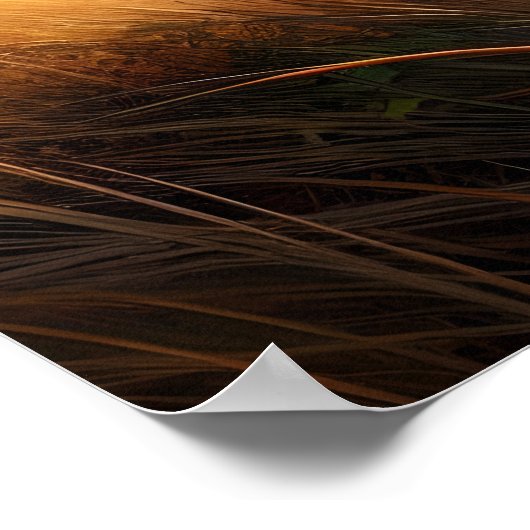 Majestic Aardvark in Serene Field Poster (Hoek)