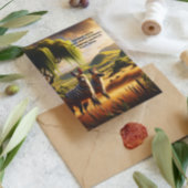 Majestic Aardwolf Gracing Grasland Briefkaart