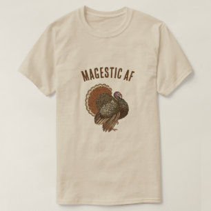 Majestic AF Turkije Grappige Thanksgiving T-shirt
