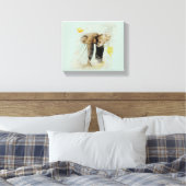 Majestic African Elephant Waterverf Art Print | W (Insitu (Slaapkamer))