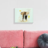 Majestic African Elephant Waterverf Art Print | W (Insitu (Woonkamer))