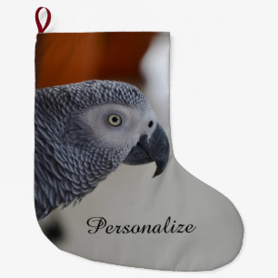Majestic African Gray Parrot Grote Kerstsok