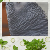 Majestic African Gray Parrot Theedoek (Gevouwen)