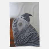 Majestic African Gray Parrot Theedoek (Verticaal)