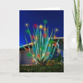 Majestic Agave Glow Holiday Kaart