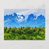 Majestic Alaska Mountains Briefkaart (Voorkant)