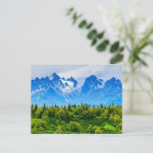 Majestic Alaska Mountains Briefkaart (Staand voorkant)
