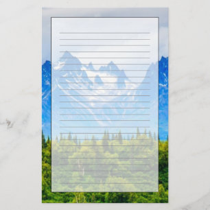 Majestic Alaska Mountains Briefpapier