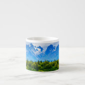 Majestic Alaska Mountains Espresso Kop (Voorkant)
