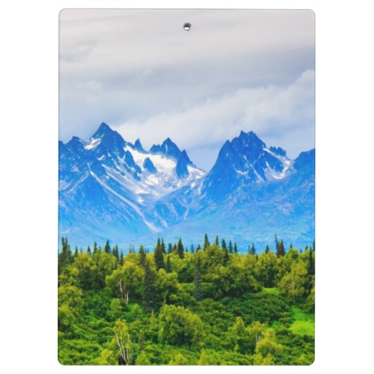 Majestic Alaska Mountains Klembord (Achterkant)