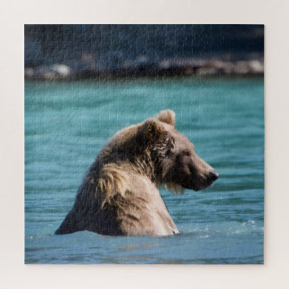 Majestic Alaskan Brown Bear Legpuzzel