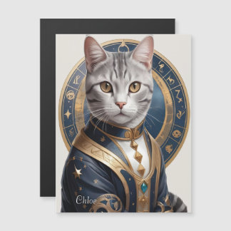 Majestic Amerikaanse Korthaar Kat in Blauw en Goud